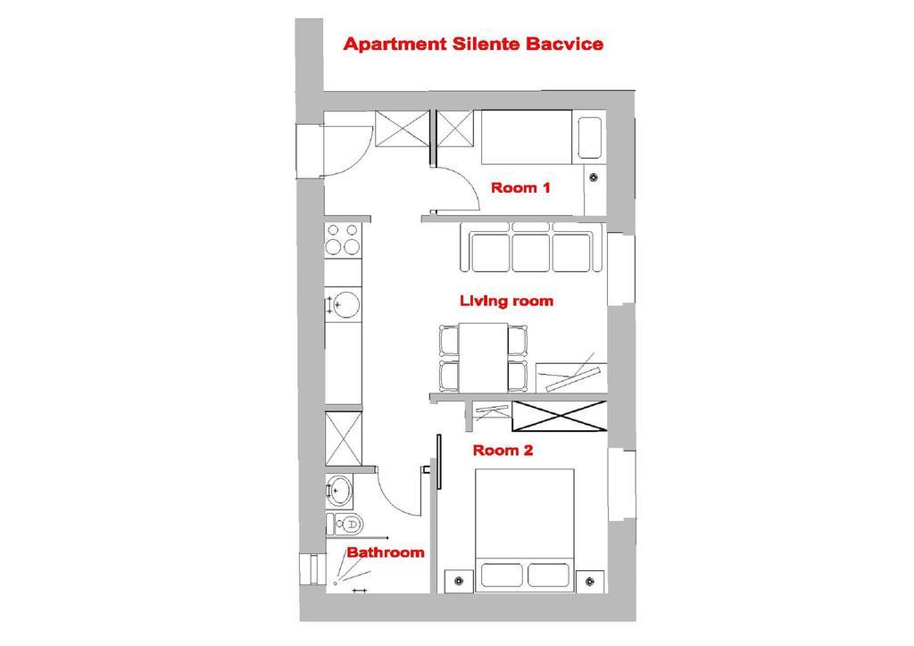 Luxury Rooms And Apartment Silente Bacvice Split Bagian luar foto